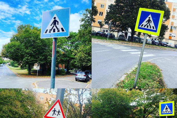 Új közlekedési táblák a Derkovitson